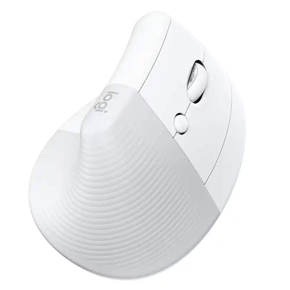 Mouse Inalámbrico Logitech Vertical Lift Ergonómico Blanco