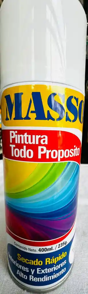 Aerosol Blanco Mate Masso