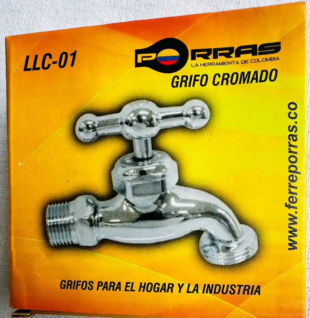 Llave Para Agua De 1/2" Porras