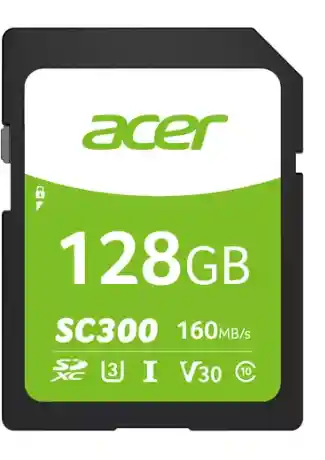 Memoria Sdxc Acer Sc300 128gb Bl,9bwwa,308