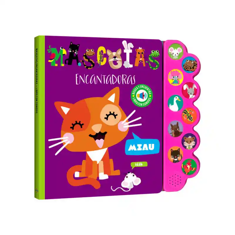 Libro Mascotas Encantadoras 10 Sonidos Lexus