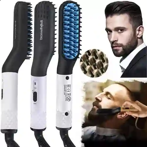 Plancha Barba Cepillo Electrico Cabello Peine Barber Brush