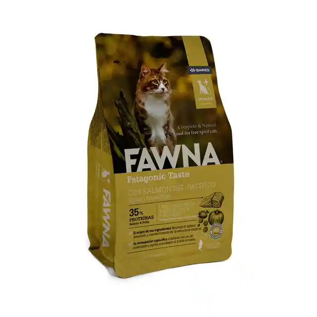 Alimento Fawna Para Gato Urinario X 3kg Zapallo Y Frutos Rojos