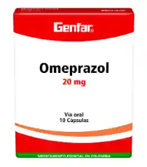 Omeprazol 20mg Cj X 10