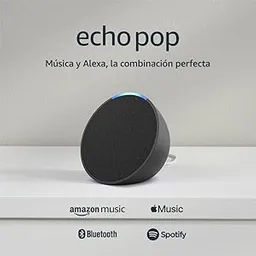 Amazon Echo Pop C2h4r9 Con Asistente Virtual Alexa Charcoal 110v/220v