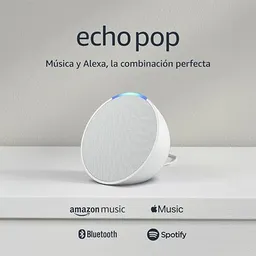 Amazon Echo Pop Con Asistente Virtual Alexa Glacier White