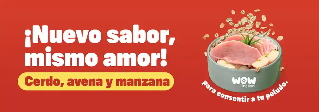 1.000 Gramos (5 Packs De 200g) - Envase Con Sabor A Cerdo, Avena Y Manzana