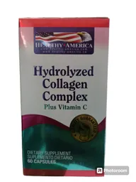 Hydrolyzed Collagen Complex Plus 1500 Mg Vitami C Healthy America