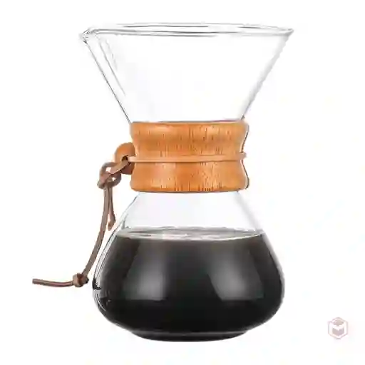 Cafetera Chemex 400 Ml Vidrio Borosilicato Color Blanco F-904b