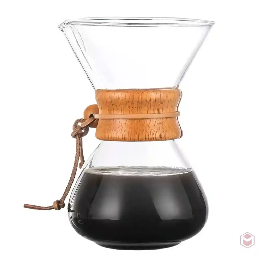 Cafetera Chemex 400 Ml Vidrio Borosilicato Color Blanco F-904b