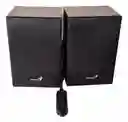 Parlantes Bluetooth Genius Sp- Hf380bt Usb Madera 3w Control Mando - Elegantes