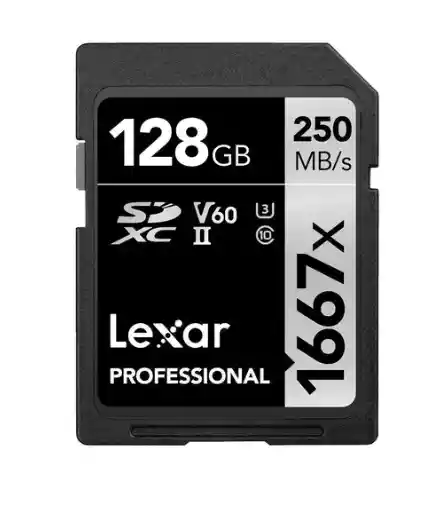 Tarjeta De Memoria Lexar Lsd128cb1667 Professional 1667x 128gb