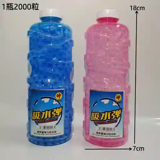 Botella De Repuestos De Bolas De Gel Orbis