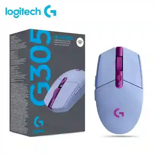 Mouse Gamer Inalámbrico Logitech G305 Lightspeed 12000dpi Lila