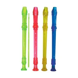 Flauta Dulce Traslucida Musical Colores Surtidos