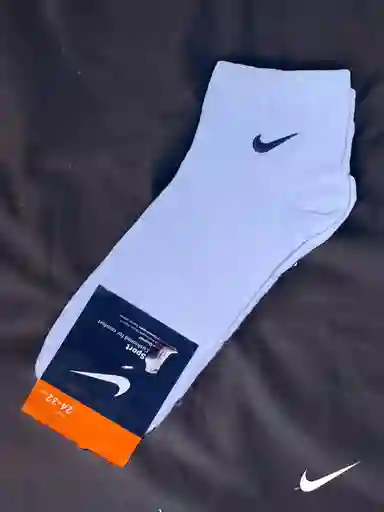 Media Tobillera Blanca Tipo Nike Deportivas Tobilleras, Calcetines Blancos Talla Única Estirables