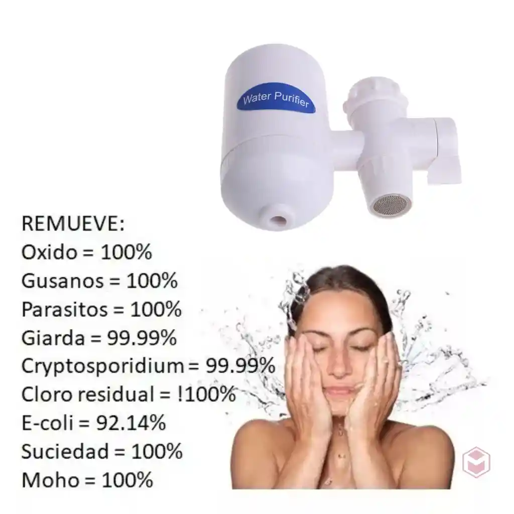 Purificador De Agua Bioenergetico Grifos Ceramica 814