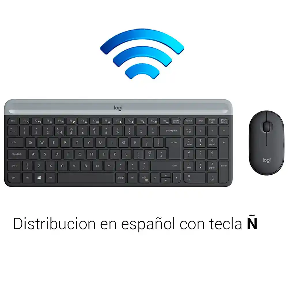 Logitech Mk470 Combo De Teclado Y Mouse Inalámbrico