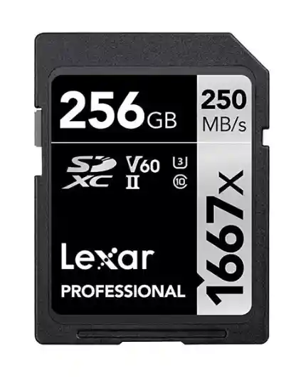 Memoria Lexar Professional 1667x Sdxc Uhs-ii U3 -256gb.