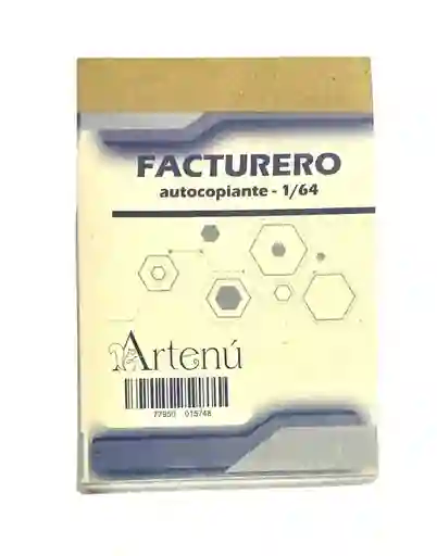 Facturero Autocopiante Medidas 12x8 Cm