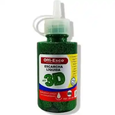 Escarcha Liquida Verde 60 Gm Offi Esco Oe-226