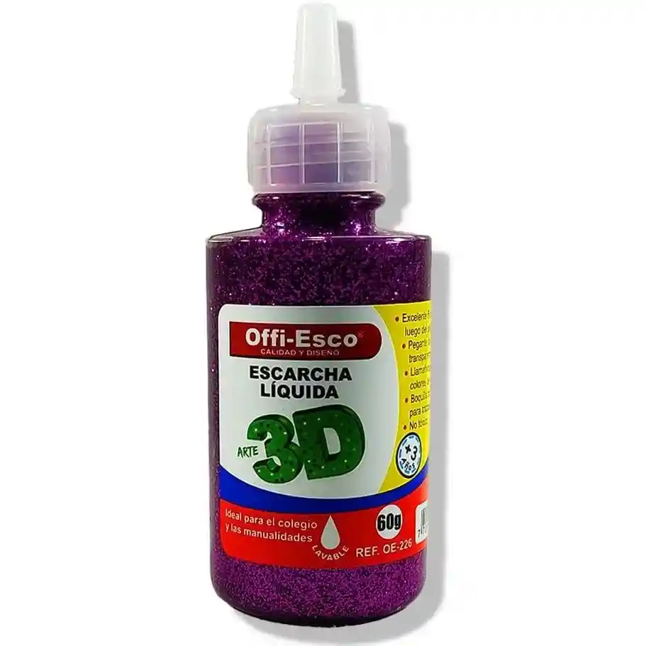Escarcha Liquida Morado 60 Gm Offi Esco
