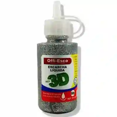 Escarcha Liquida Plateada 60 Gm Offi Esco Oe-226