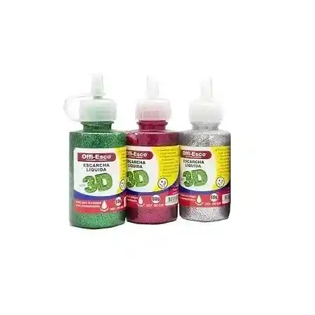 Escarcha Liquida Fucsia 60 Gm Offi Esco