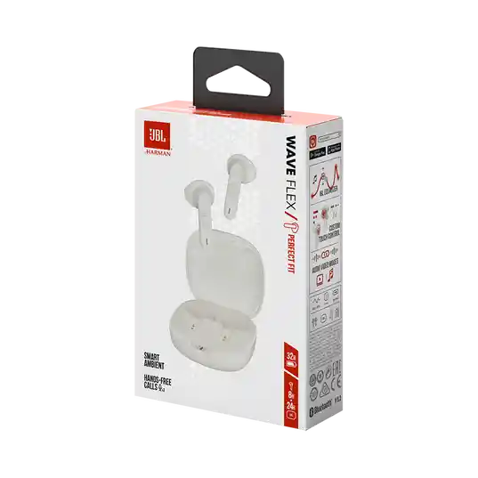 Audifonos Bt Jbl Wave Flex Blanco