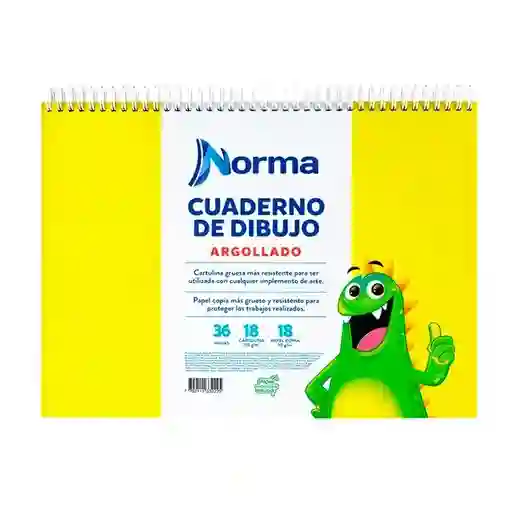 Cuaderno De Dibujo Norma Argollado 36 Hojas