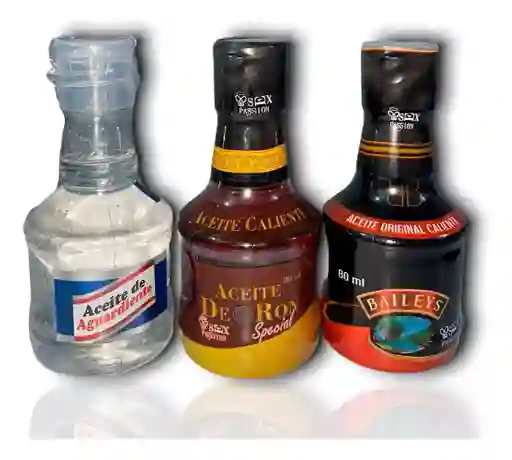 Aceites Calientes Licores Lubricantes Sabores 80 Ml