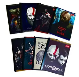 Cuaderno Cosido Para Niño Cuadriculado 50 Hojas Scribe Coleccion God Of War