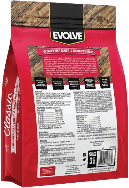 Evolve Dog Classic Beef - Carne