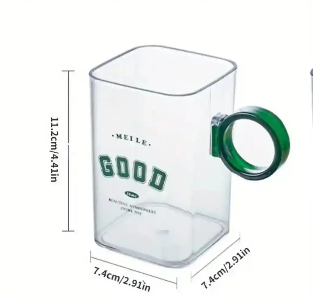 Pocillo Vaso Mug Cocina Transparente