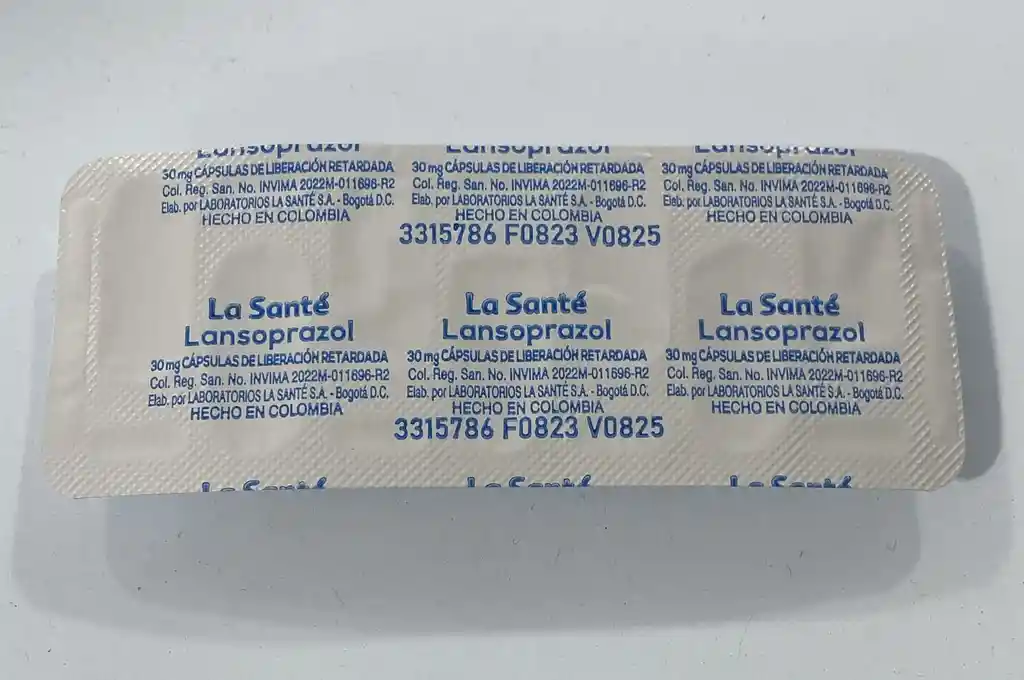 Lansoprazol De 30mg Por 7 Capsulas.