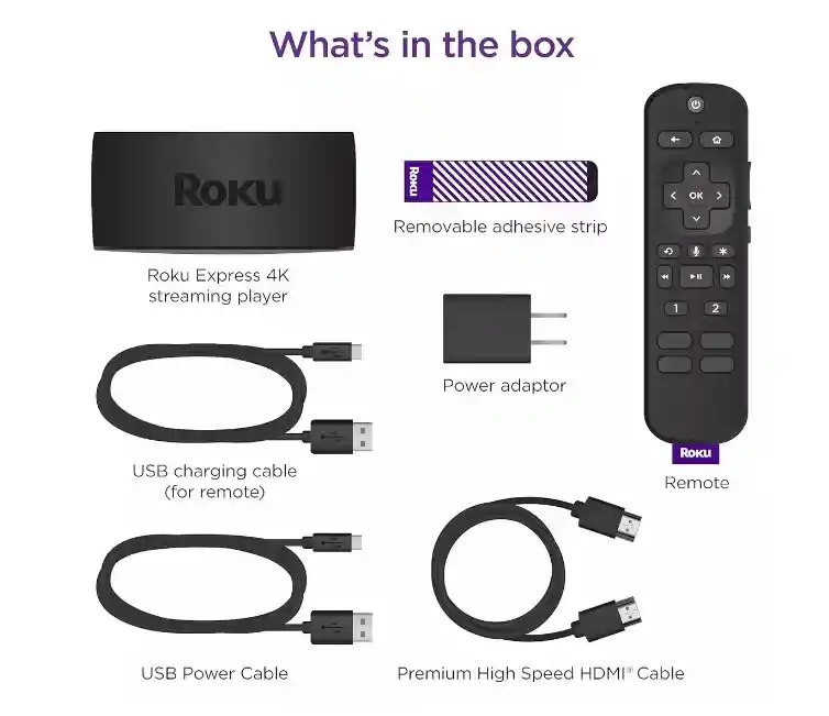 Roku Express 4k Tv Gratis Y En Vivo Dispositivo Streaming Versión Pro