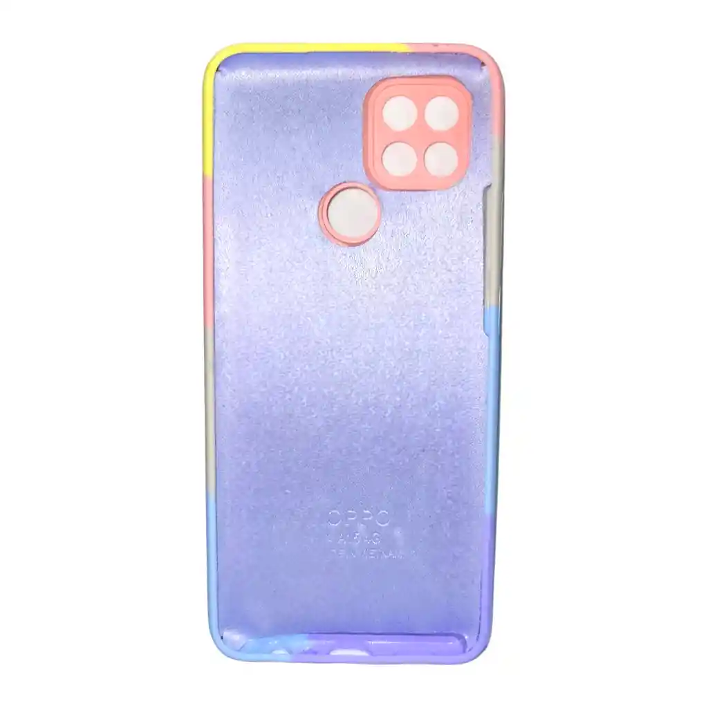 Silicone Case Para Oppo A15 4g Arcoiris