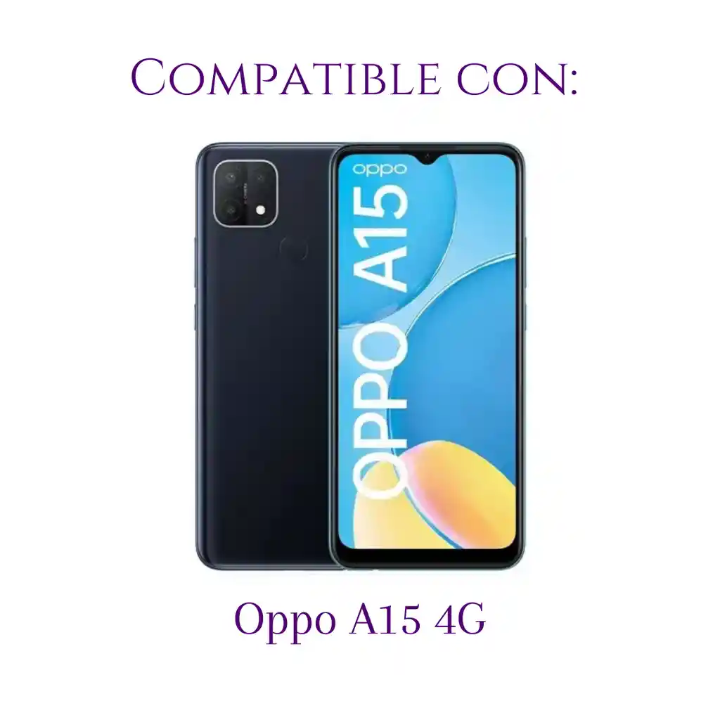 Silicone Case Para Oppo A15 4g Arcoiris