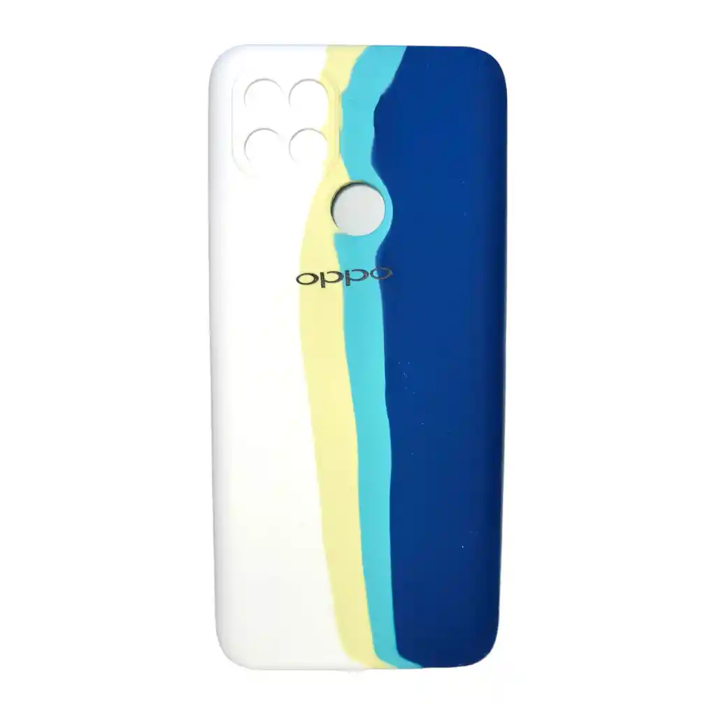 Silicone Case Para Oppo A15 4g Arcoiris