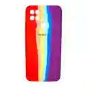 Silicone Case Para Oppo A15 4g Arcoiris