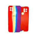 Silicone Case Para Oppo A15 4g Arcoiris