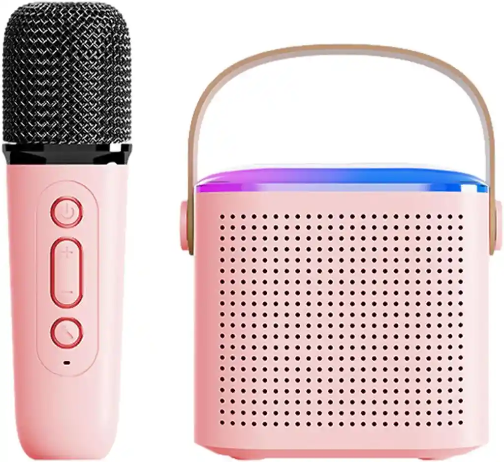 Parlante Bluetooth Inalámbrico Con Micrófono Para Karaoke