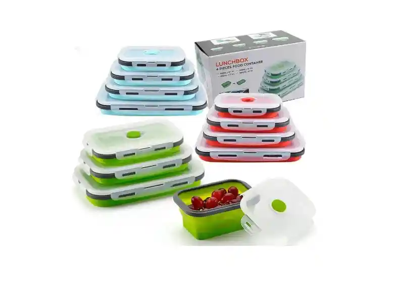 Set Recipientes Expandible X 4 Piezas