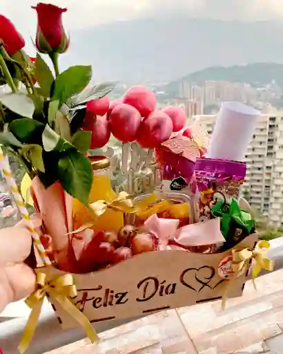 Anchetas- Desayuno - Regalos-cumpleaños- Aniversario-amor Y Amistad-dia De La Mujer-navidad-sanvalentin-flores-chocolates-arreglos Florale-peluches-fresas Con Chocolate-detalles -anchetas Infantiles- Dia Del Padre