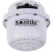 Ducha Electrica Con Selector Manual De Temperatura Blanca 120v Kontiki