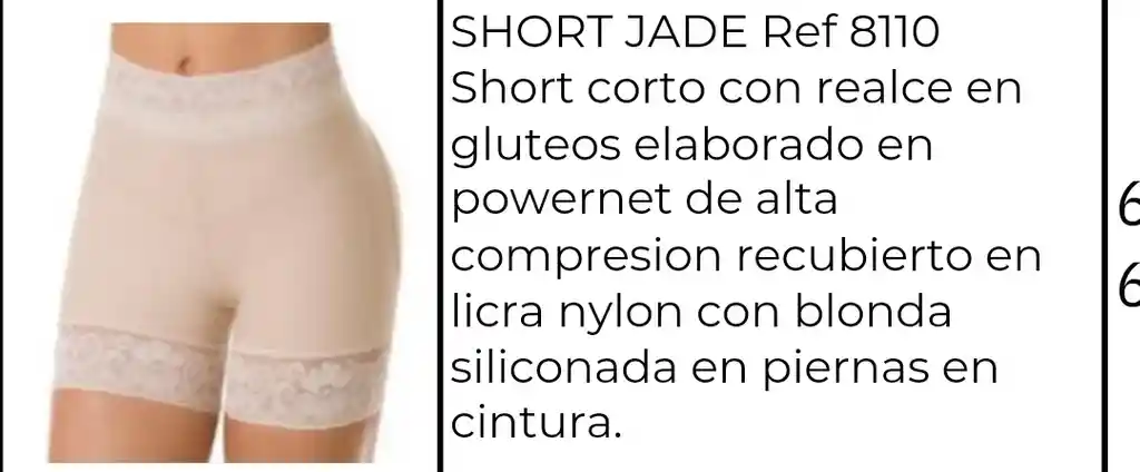 Shorts Jade Levanta Cola Y Control Abdom