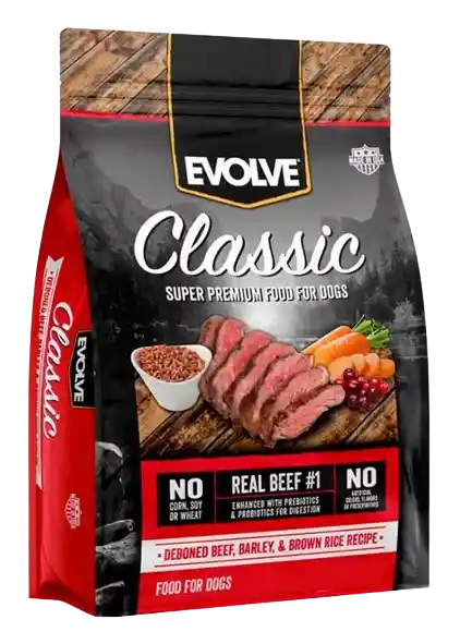 Evolve Dog Classic Beef (carne) X 28 Lb - 12.7 Kg