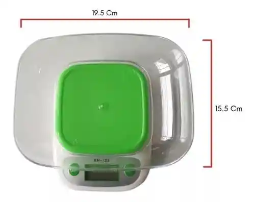 Báscula De Cocina Digital Con Bowl / 1g-5kg