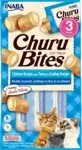 Inaba Cat Snack Churu Bites Pollo Wraps 3 Piezas - Atun Con Vieira 30 Gr
