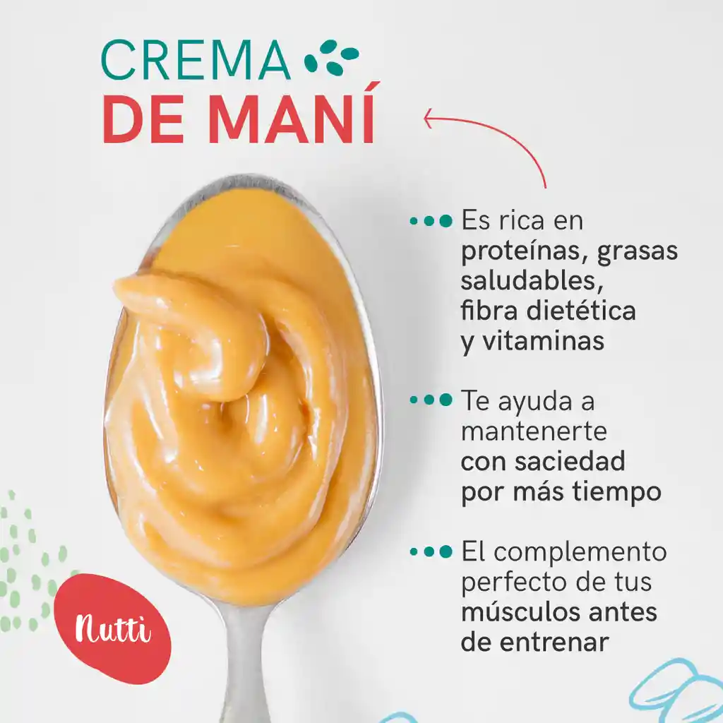 Crema De Maní Nutti 100 Gr